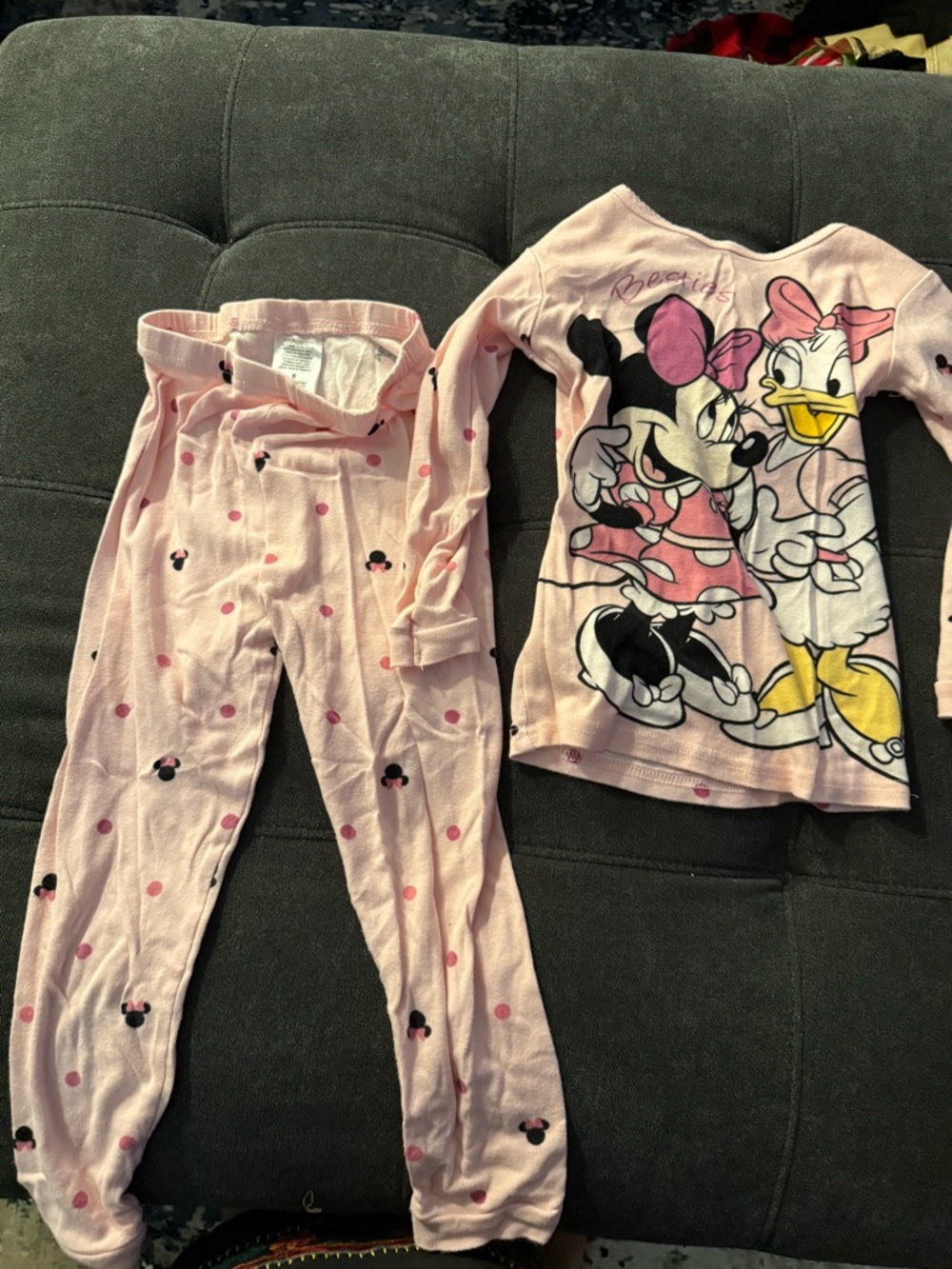 Disney Pink Minnie & Daisy Long-Sleeve Pajama Set